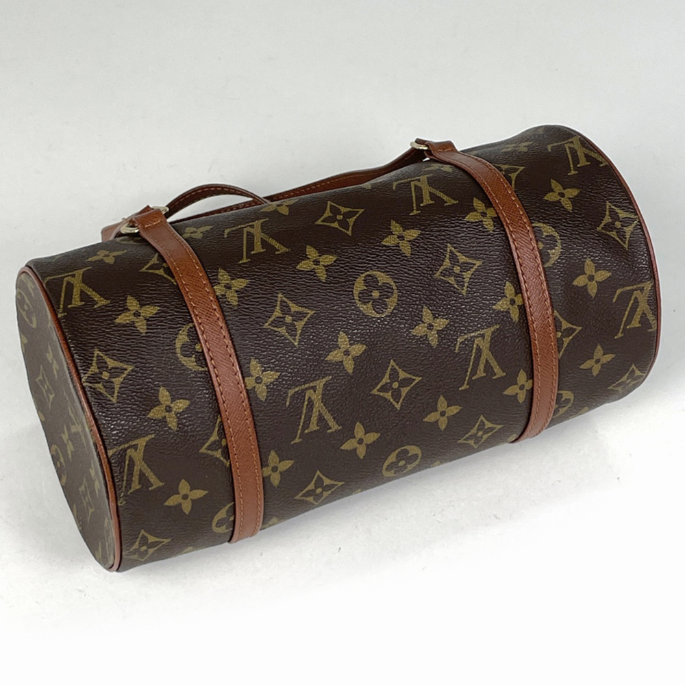 Louis Vuitton Papillon 26 Handbag, Monogram Brown, M51386, Women's - Picture 2 of 6